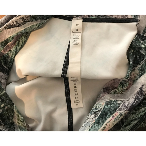 Lululemon Women’s Wunder Under HR Tight 25” Springscape Multi Print - Size 12 - Picture 5 of 11